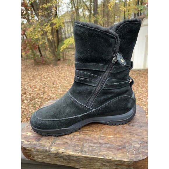 Columbia Sz 8.5 Namara BL1258 Water Resistant EVA Omni-Grip Suede Snow Boots - Picture 3 of 8